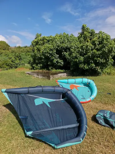 Session kitesurf et wingfoil à Sainte-Anne, Guadeloupe — photo 19